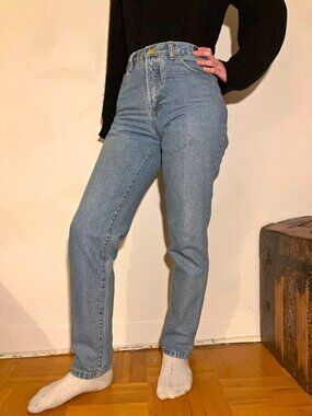 Vintage Versace Jeans Couture High-Rise Straight Leg Jeans - Size 28